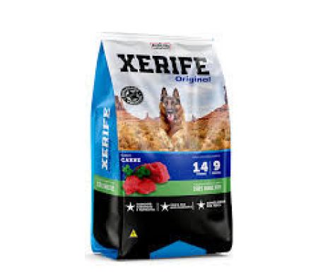 Ração Xerife para cães adultos. Versão de 15 Kg e 25 Kg