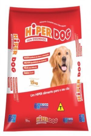 Ração Hiperdog para cães adultos 15 kg