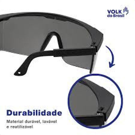 ÓCULOS DE SEGURANÇA PRETO VVISION 100
