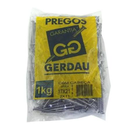 PREGO DE MEDIDA 17 X21 1 KG