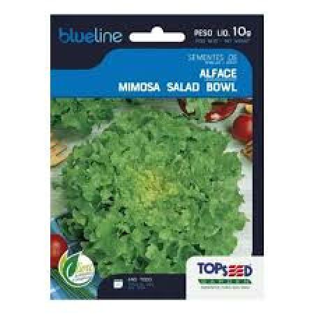 SEMENTE BLUELINE ALFACE MIMOSA ROXA SALAD BOWL 5 G